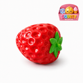 Crunchy Strawberry Squishy – Satisfying Sensory Toy - 1-PIECE BOX