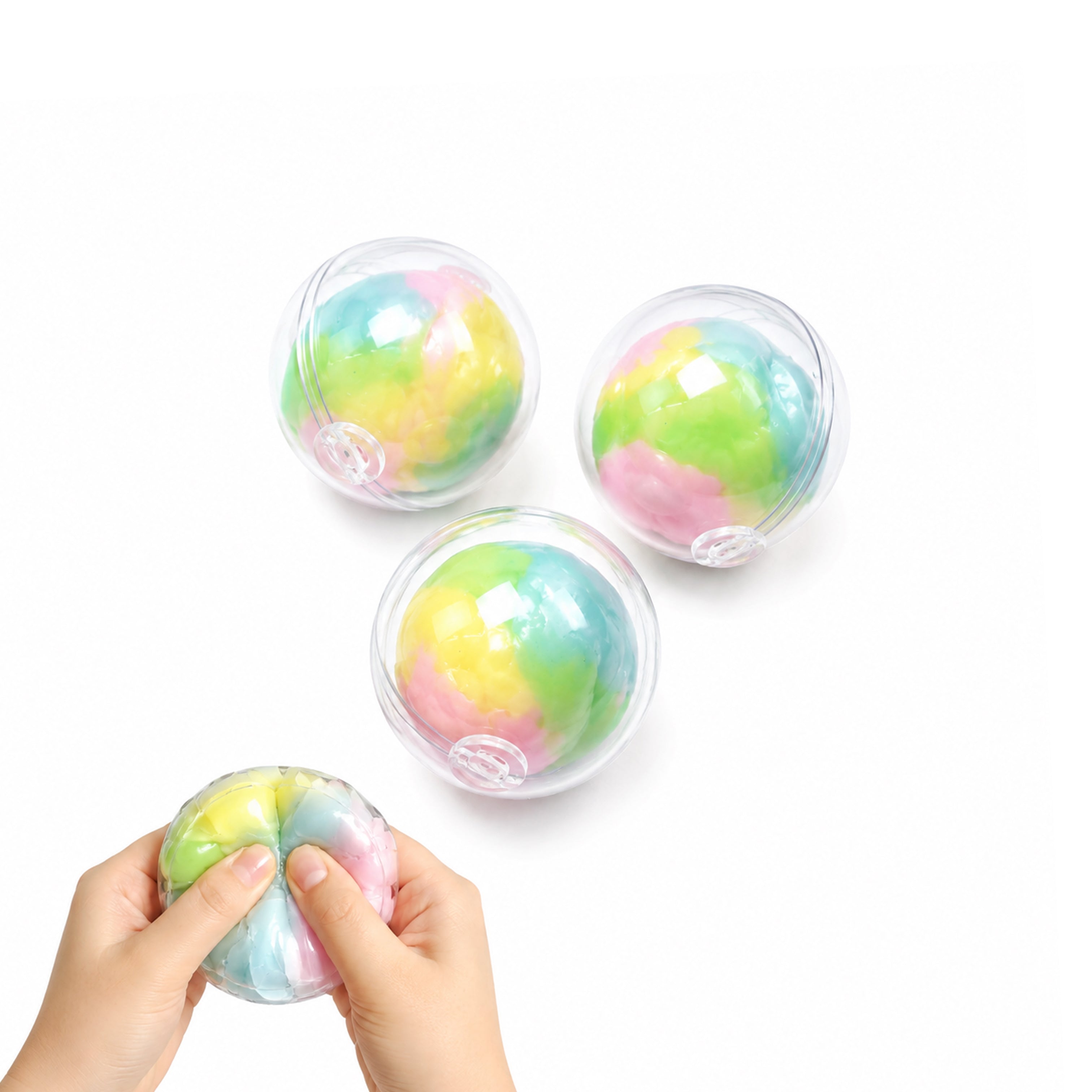 Rainbow Crackling Crispy Rainbow Ball - No return