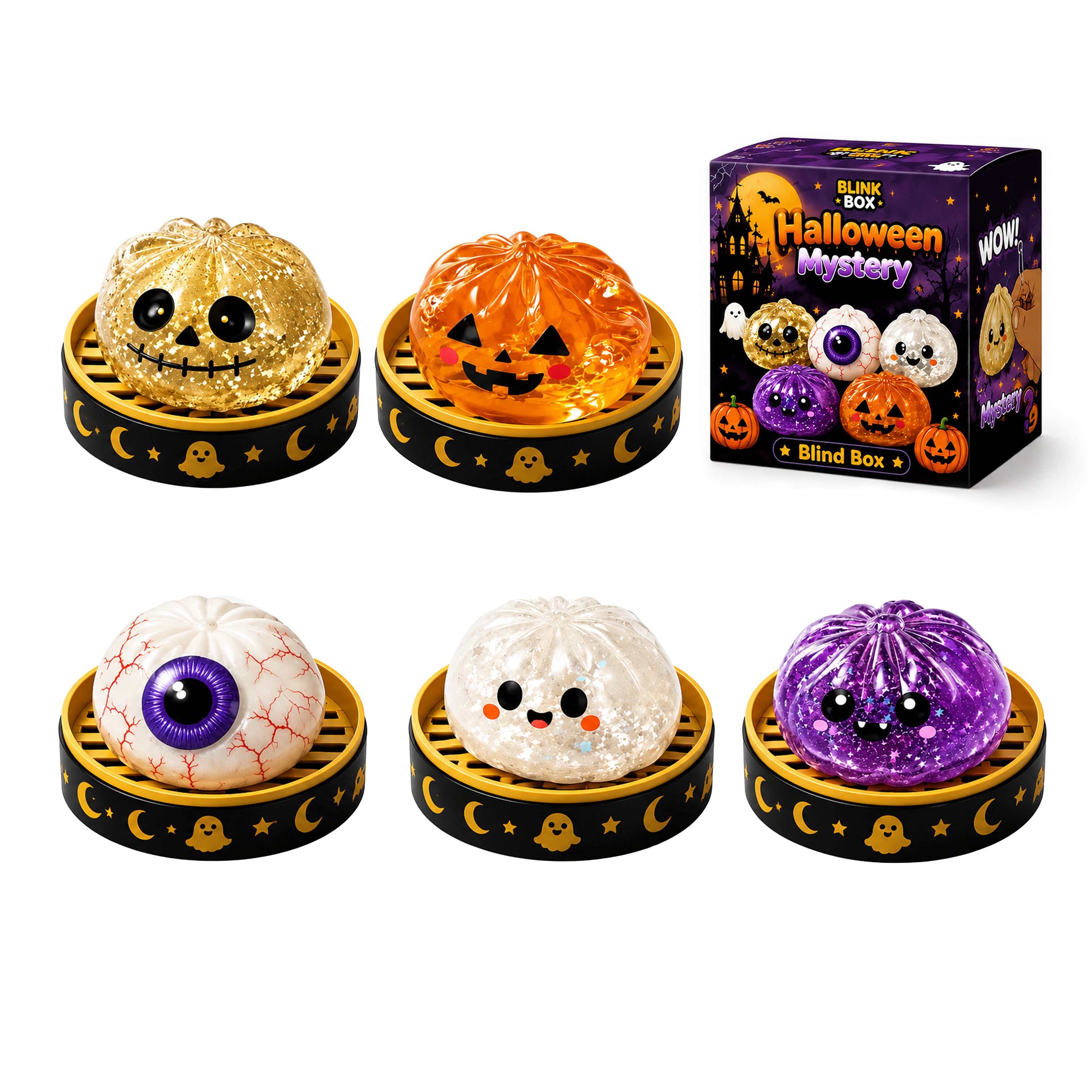 Halloween Mystery Dumpling Blind Box - 1-PIECE BOX