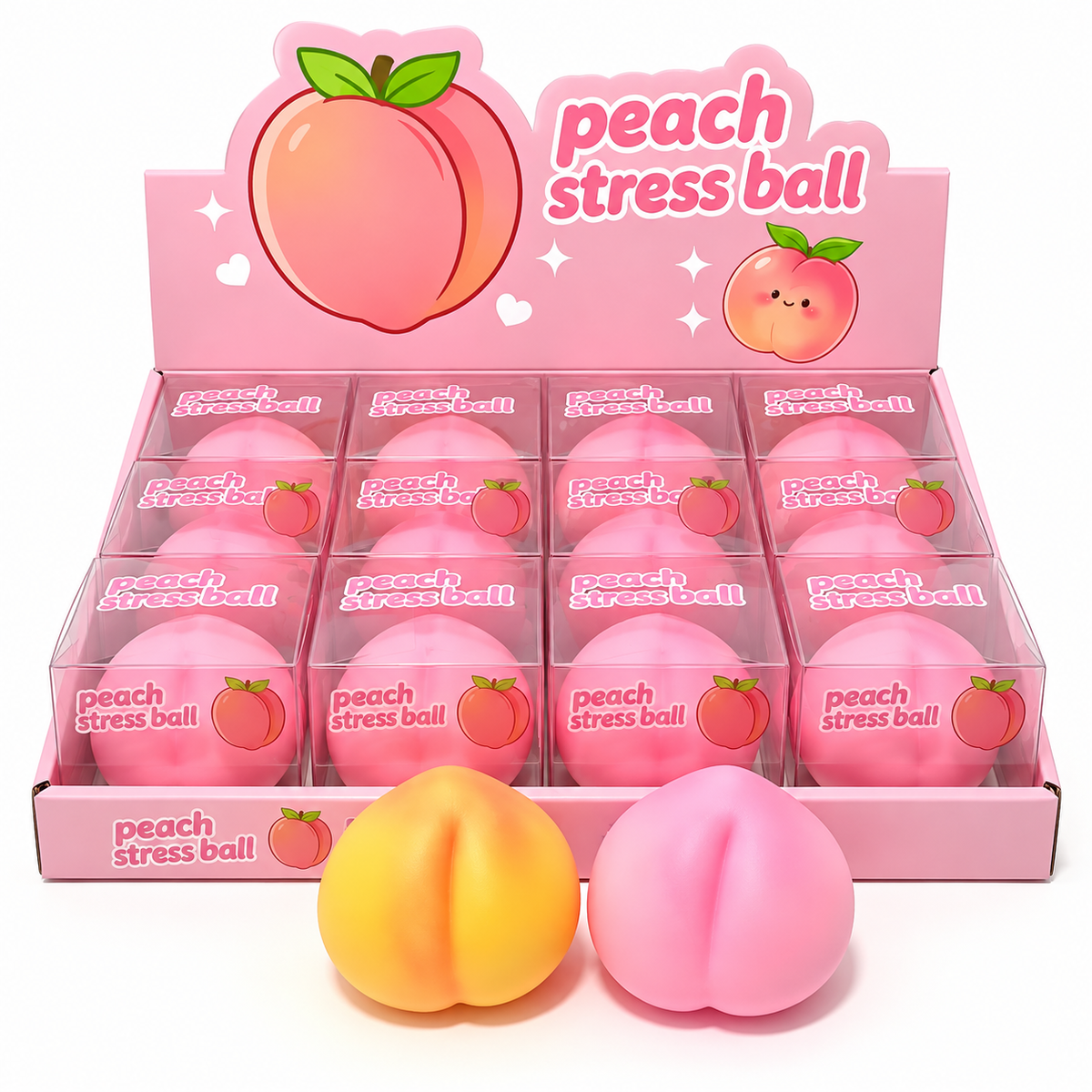 Crunchy Peach Squishy Toy