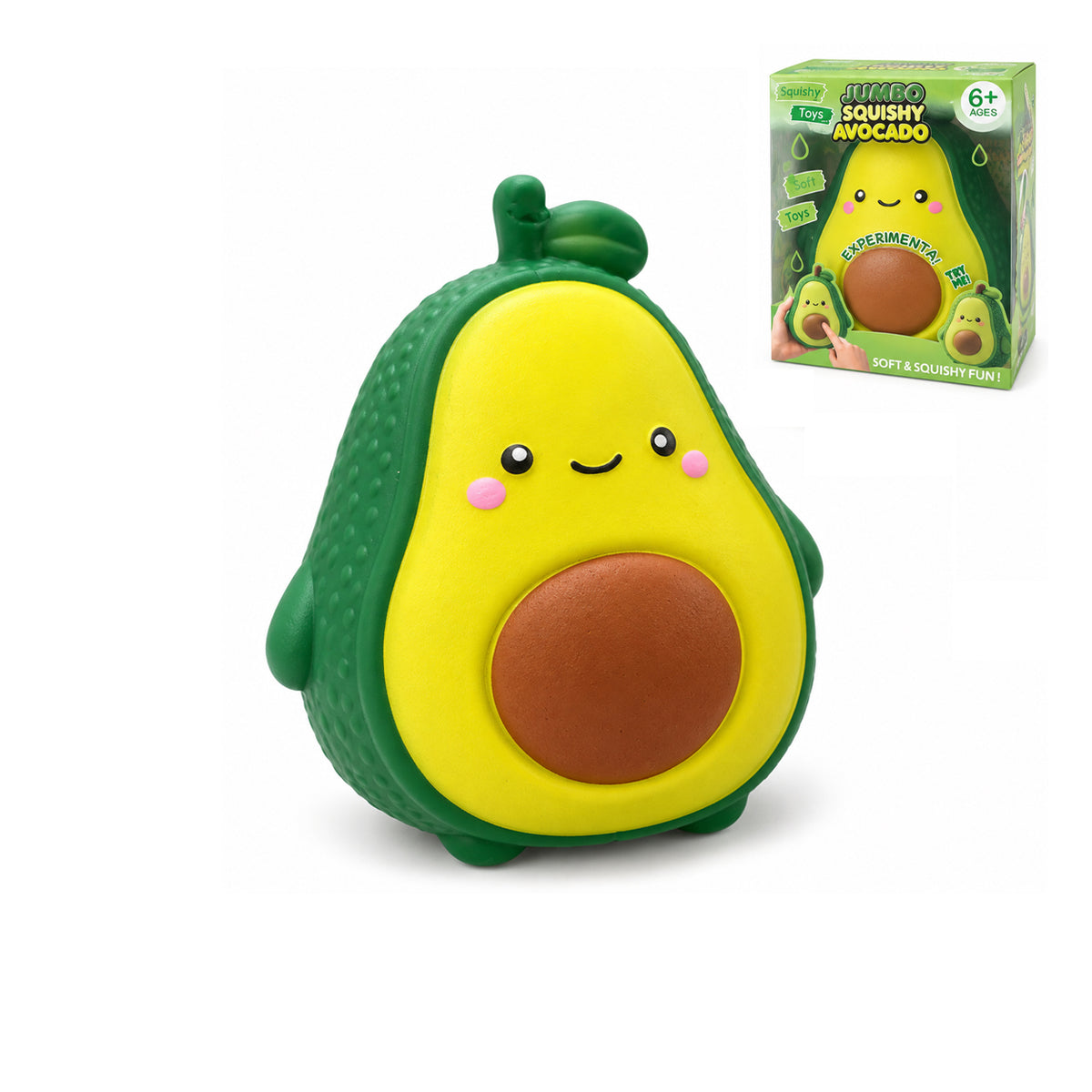 Jumbo Avocado Squishy - 1-PIECE BOX