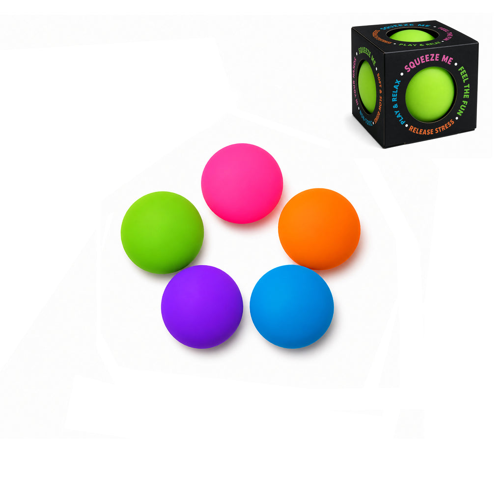 SQUISY Squish Ball Sensory Stress Relief Toy - 1-PIECE BOX