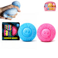 SQUISY Smiley Puffer Ball Sensory Stress Relief Toy - 1-PIECE BOX
