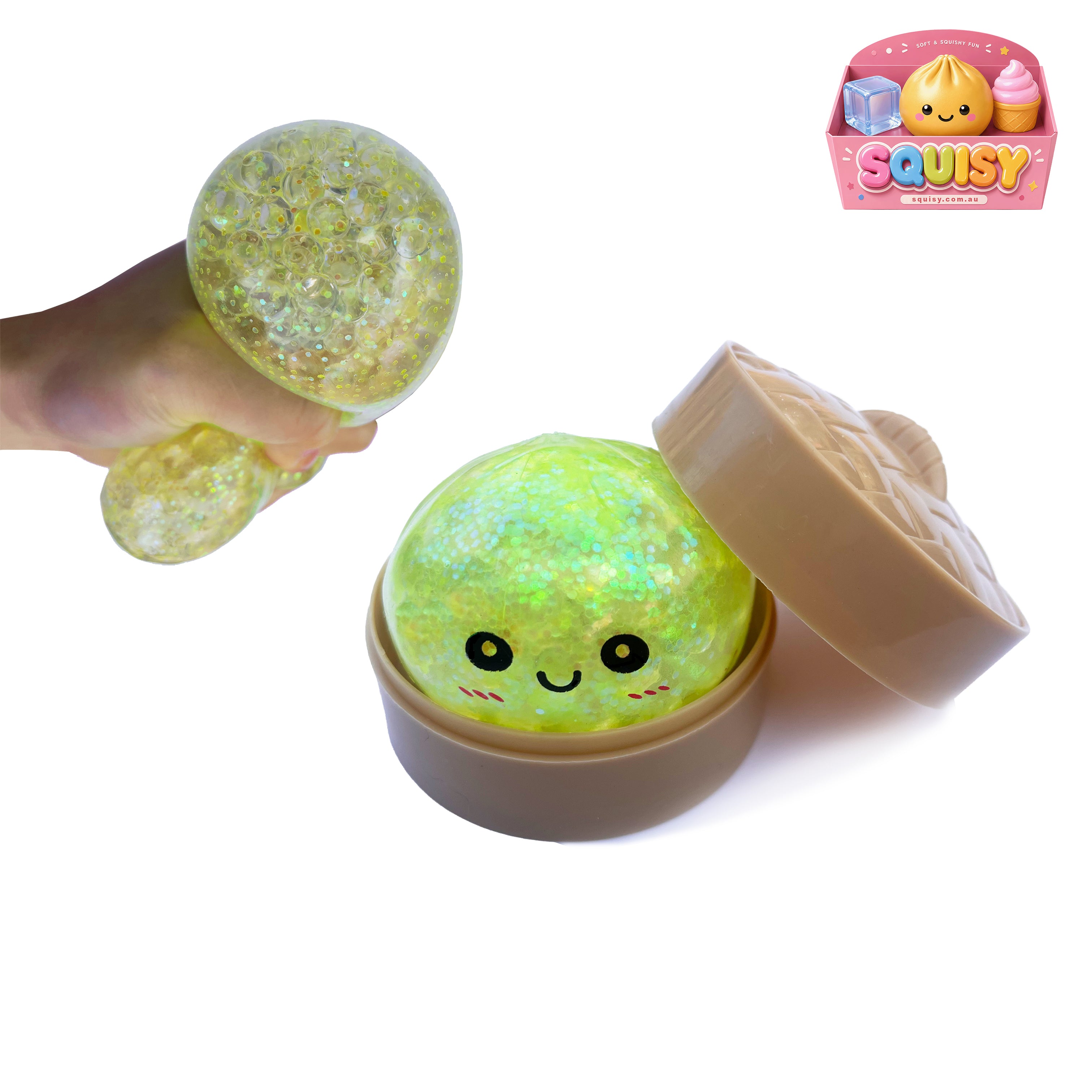 Small Dumpling Squishy (2 in) - 1 Piece Squishy Box